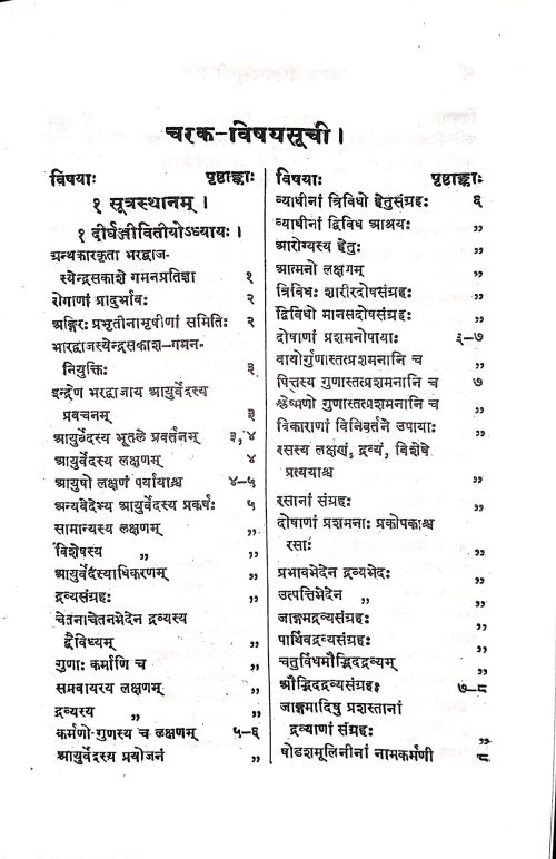 Charaka Samhita Moolam